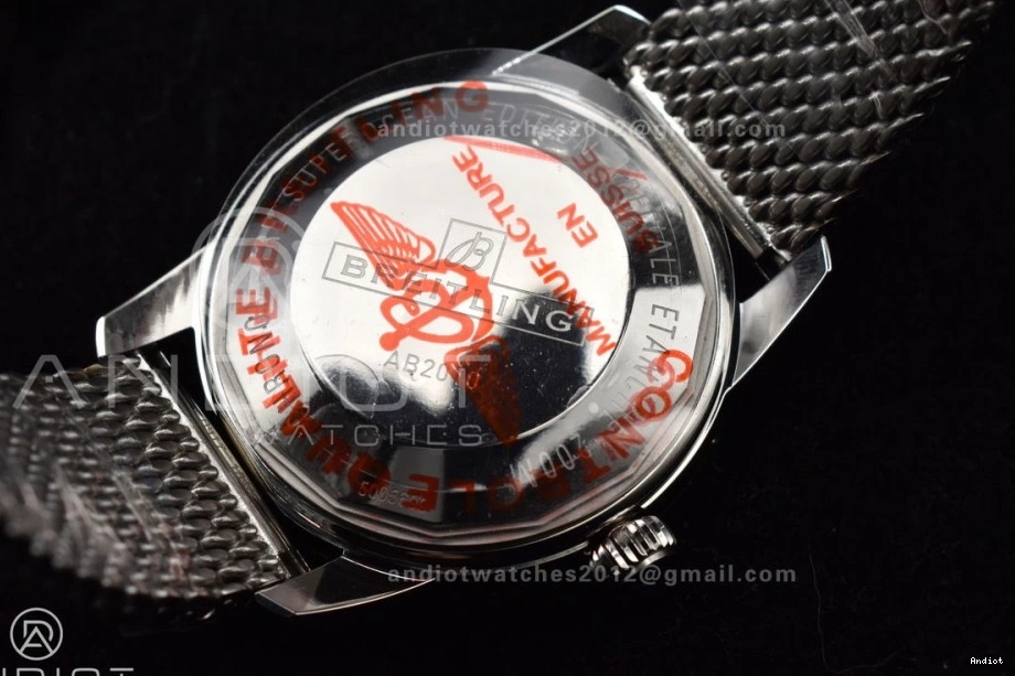 SS II White SuperOcean Blue Ceramic Bezel 42mm on SS Mesh A2824 Dial BLSF Bracelet Heritage 1115